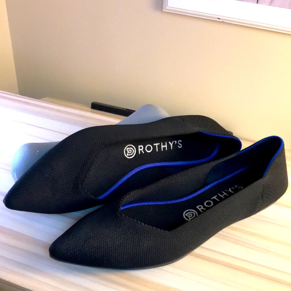 Rothy’s black points size 9.5